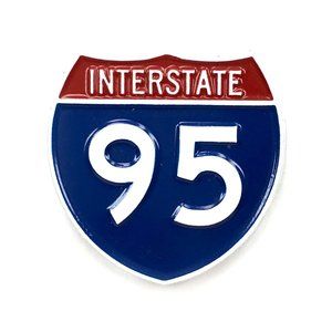 Interstate 95 I-95 Highway Enamel Pin (Brand New!)